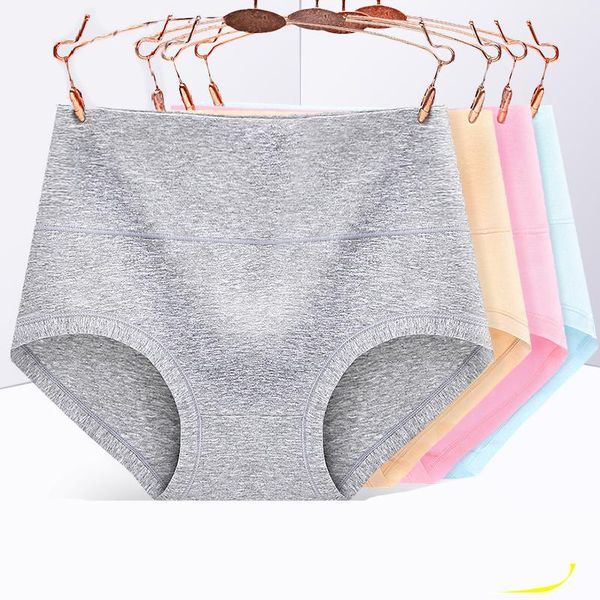 

women's panties atoxy pure cotton mid-waist ladies girly hip-lifting and body-shaping briefs for abdomen 5pcs/lot, Black;pink