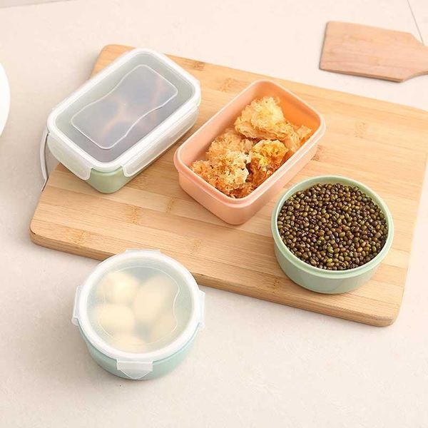 

storage bottles & jars plastic sealed boxs kitchen box food canister keep fresh clear container refrigerator tools supplies