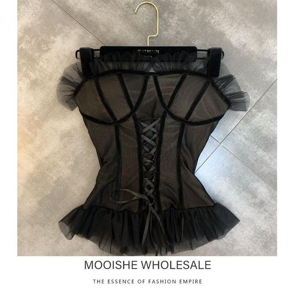 

women's tanks & camis summer yarn side braided lace waist small woman three-dimensional tube female, White