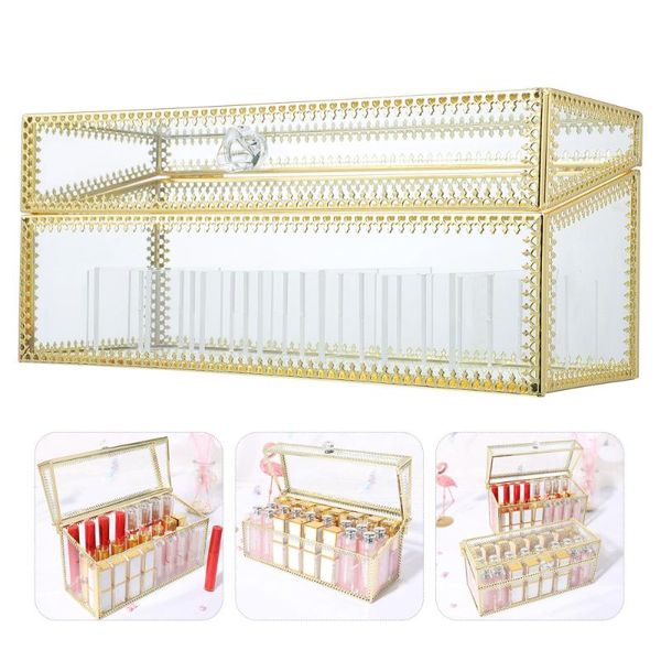 

storage boxes & bins 24 spaces lipstick organizer practical cosmetic makeup