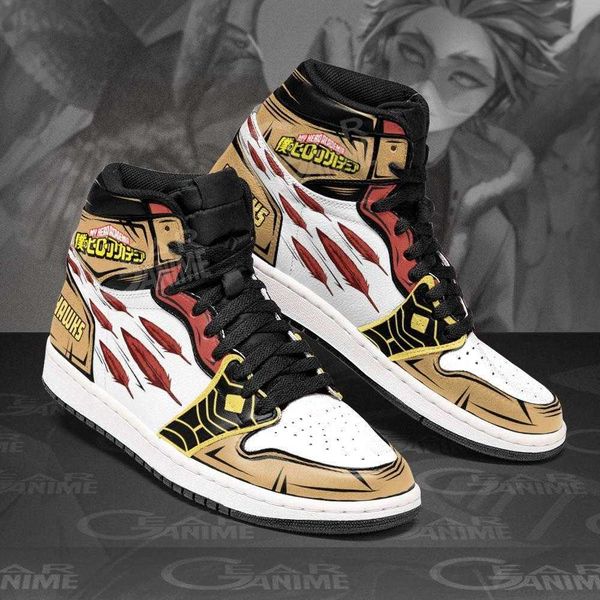 

takami hawks keigo sneakers custom hero my hero academia anime shoes
