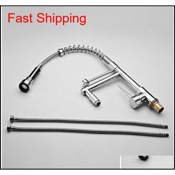 

wholesale and retail luxury chrome brass kitchen faucet srping style vessel mixer tap dual spraye qylvxo bdenet