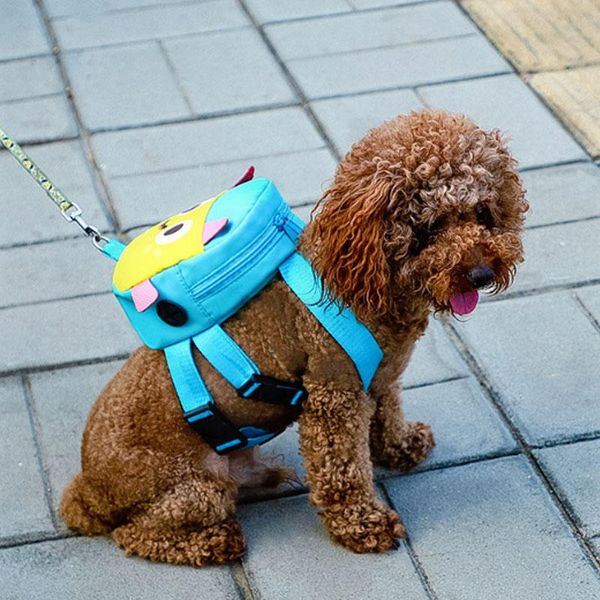

dog car seat covers cartoon backpack outdoor sport travel carrier waterproof vest-style school bag portable walking for teddy bichon