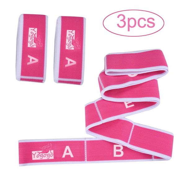 

hiinst 3pc non-slip beautiful hip belt upturned hip lift elastic band yoga pull band flexible for stretch equipment