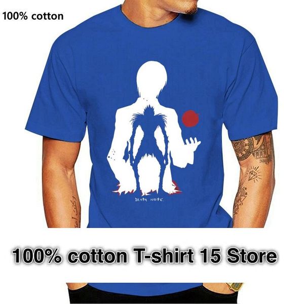 

men's t-shirts camiseta oficial de death note, ryuk y light, nueva, White;black