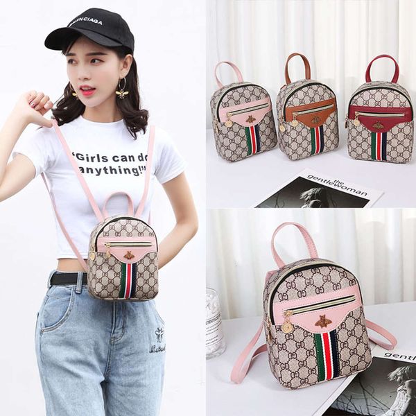 

fashion trend backpack 2021 korean version new simple women's single messenger bag leisure double shoulder schoolbag