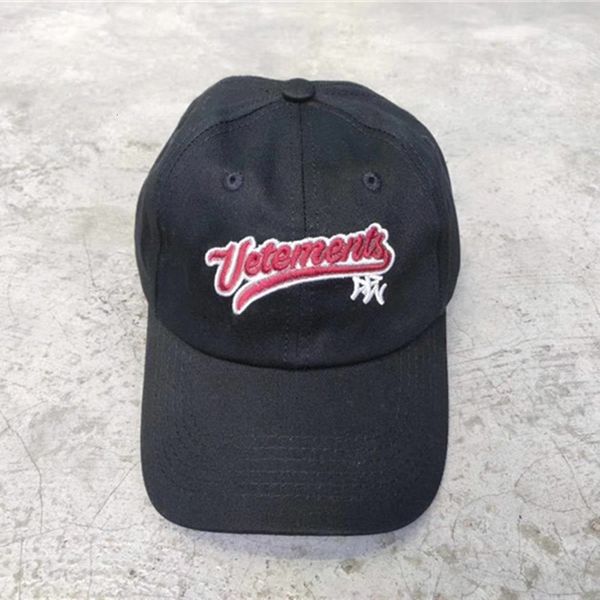 

2021 new bon de beisebol vermelho bordado tipo vetements bnzz, Blue;gray