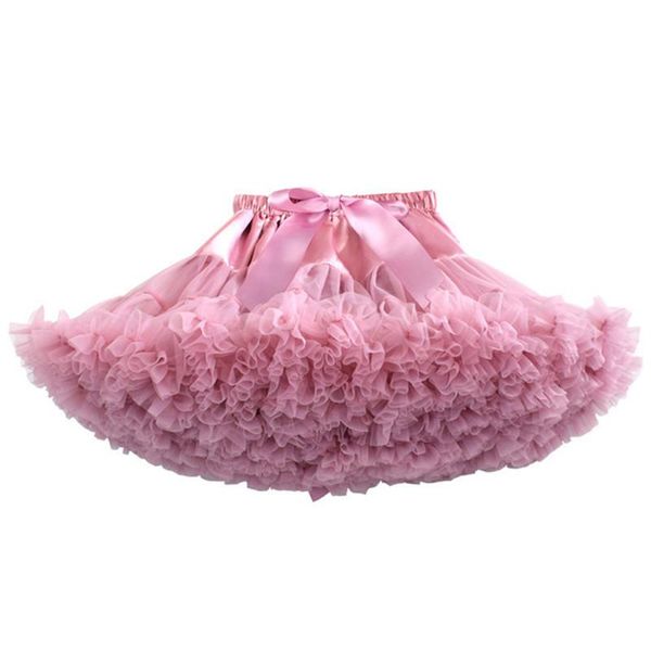 

skirts fashion fluffy chiffon pettiskirts tutu baby girls princess skirt dance wear party clothes kids ball gown 1-10t, Blue