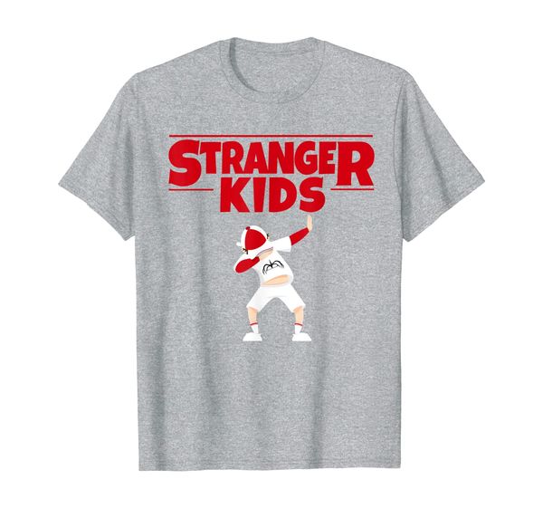 

stranger kids boys girls clothes parody things x-mas t-shirt, White;black