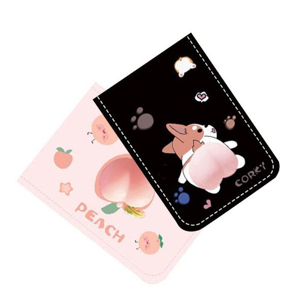 

card holders waterproof pu leather holder storage cute cartoon driving license protector cover bag wallet documents, Brown;gray