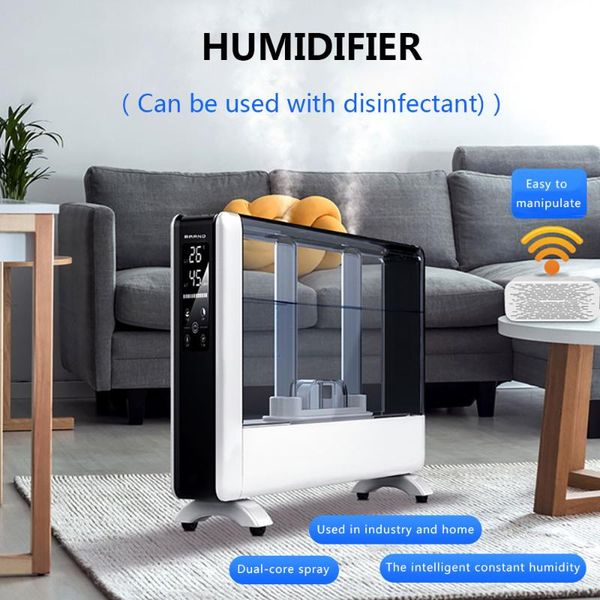 

humidifiers nano mist 16l air humidifier led hd display ultrasonic diffuser filling water double outlet