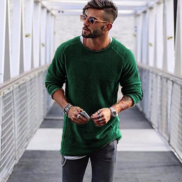 

men's sweaters men sweater autumn winter knitted solid simply style pullover casual loose o neck jumper male black outerwear brand 2021, White;black