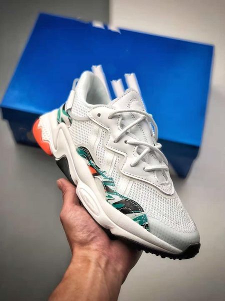 

breathable running shoes kanye contracted for women ozweego white size36-45