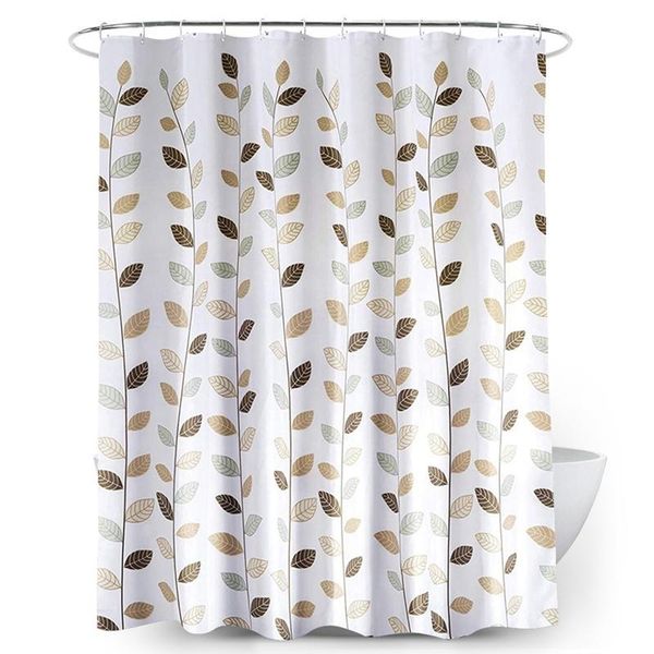 

shower curtains curtain for bathroom with 12 hooks, polyester fabric machine washable waterproof