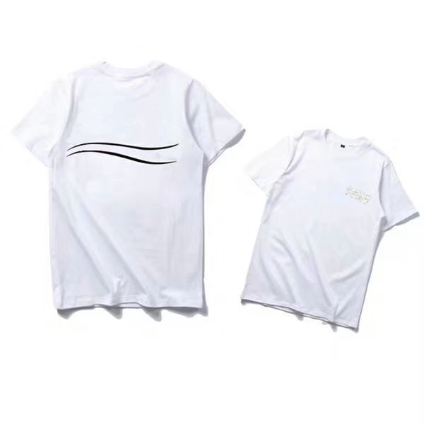 

luxury brand t shirts polos 2021 mens t shirt letter stripe printing round neck short sleeve t-shirt fashion hobby desig, White;black