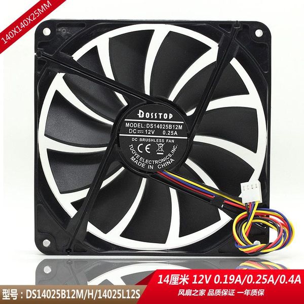 

fans & coolings 14cm mute deskcomputer case host power radiator 12v cooling fan 14025 large air volume speed regulation 140x140x25mm coo