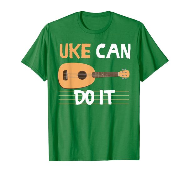 

Cool Uke Can Do It Ukulele Gift T-Shirt For Guitar Lover, Mainly pictures