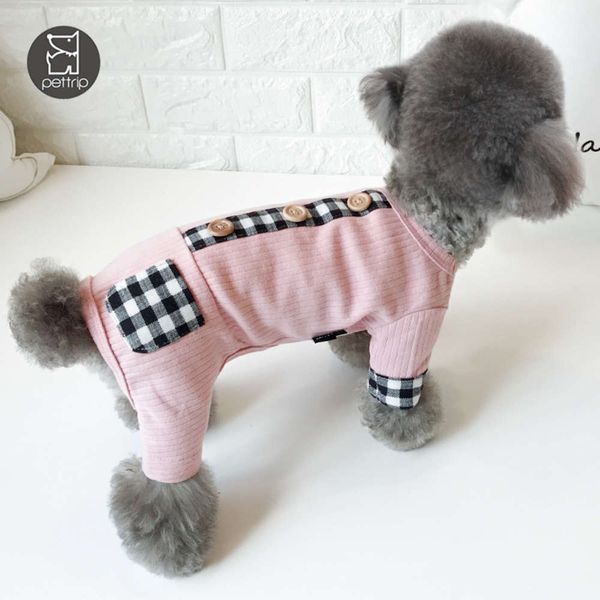 

new pet teddy dog autumn winter four legged clothing