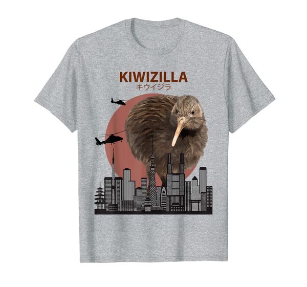 

Kiwizilla Funny Kiwi T-Shirt | New Zealand Bird Lovers Gift, Mainly pictures