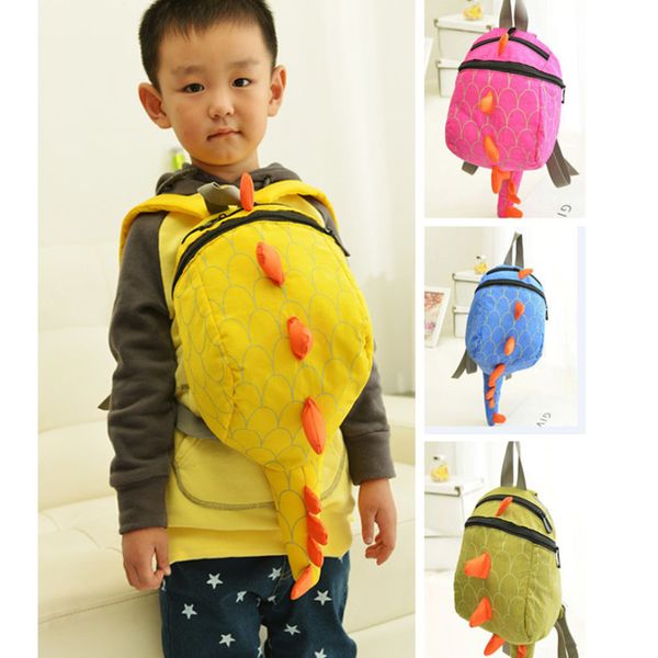 

kids dinosaur backpack baby bags children boys girls animal cartoon schoolbag shoulder bags 4colors w21cm h26cm
