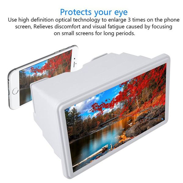 

3d movie screen magnifier hd video portable holder for smart phones