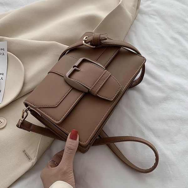 

women bag crossbody 2021 new fashion designer 4 colors cover pu leather handbag simple daily travel messenger shoulder bag