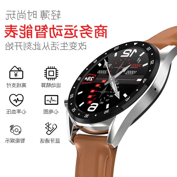 

round ultra thin fashion busins sports smart watch heart rate prsure blood oxygen ecg bluetooth call payment multi-function