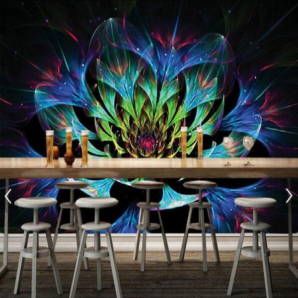 

wallpapers dazzling flower coffee table desklarge-scale murals wall papers living room painting tv background 3d wallpaper