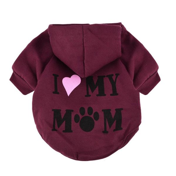 

dog sweater small pet dog clothes fashion costume puppy cotton blend t-shirt apparel imy mom small teddy plush hooded pet#13