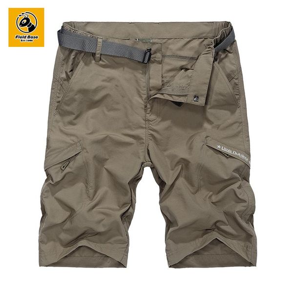 

field base men's summer casual shorts knee length shorts homme fashion beach joggers trousers 4xl 6615, White;black