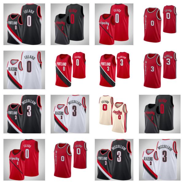 

basketball jersey0 damian lillard3 cj mccollumbasketball jersey, Black;red