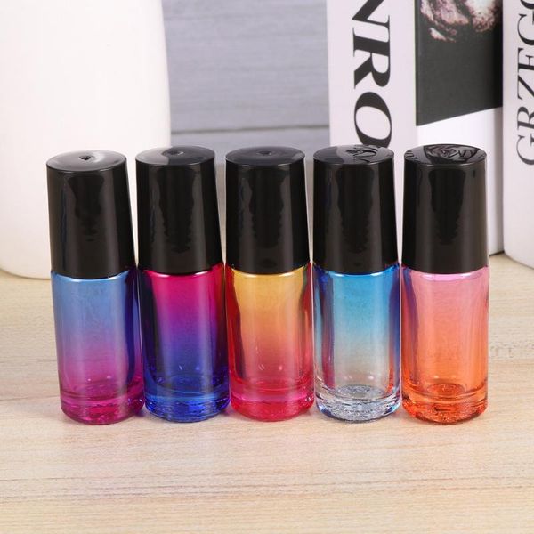 

storage bottles & jars 1 set 5ml roll-on glass roller balls portable delicate for lady madam girl