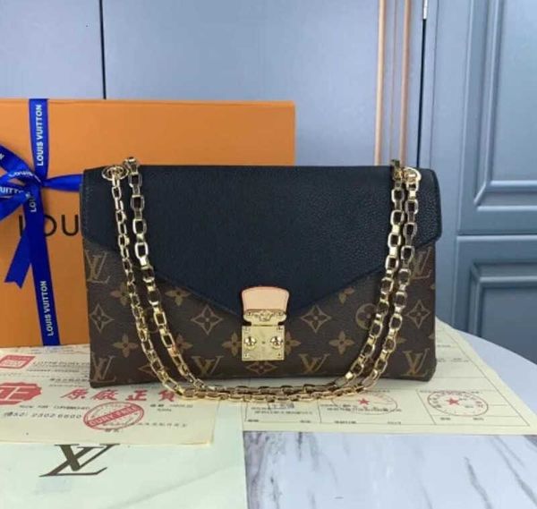 

bag handles brand fashion handbags designer bags luxury female bag ale trend m41200 iconic canvas shoulder cowhide totes chain cross bod