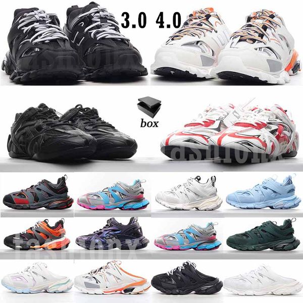 

luxury designer tess s.gomma luxury brand designer men women casual shoes track 5.0 3.0 7.0 6.0 triple white black leather trainer nylon pri