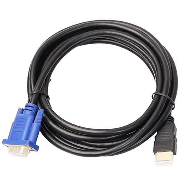 

audio cables & connectors high speed to vga adapter cable 1080p hd gold-plated male video converter for -equipped system
