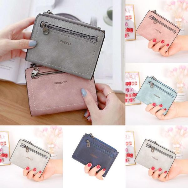 

korean wallet simple atmosphere sewing fashion letter short chinese women purse wallets, White