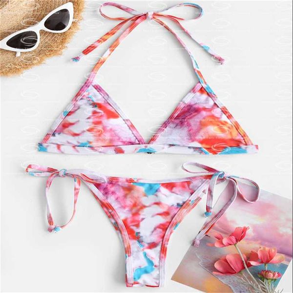 

2021 solid color bikini women swimwear bandeau biquini swimsuit female bathing suit push up bikini set beachwear