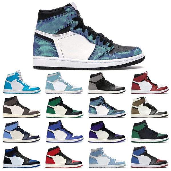 

original basketball shoes 1s men 1 women toe dutch green fearless maison chateau rouge pink quartz smoke grey obsidian pollen shadow classic