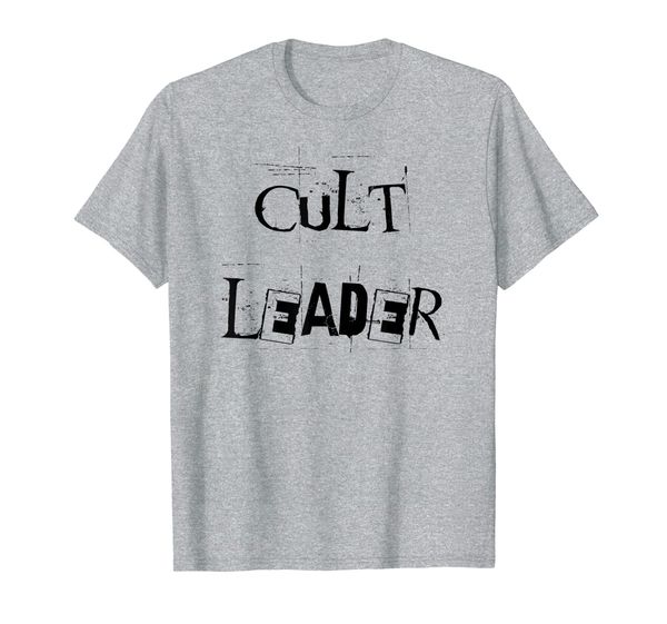 

cult leader tshirt ransom lettering, White;black