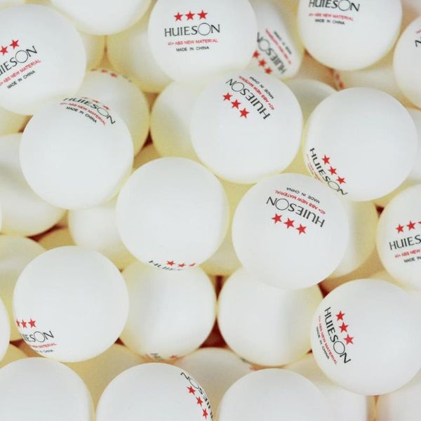 

table tennis balls huieson 3 star 40+ 2.8g 50 100 pcs material abs plastic pong training