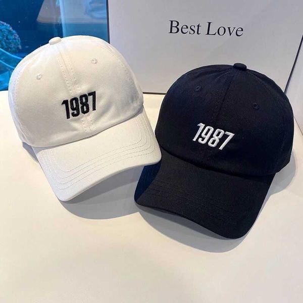 

cap spring and autumn korean inschao brand baseball girl leisure beautiful soft sunshade cap student couple1, Black;white