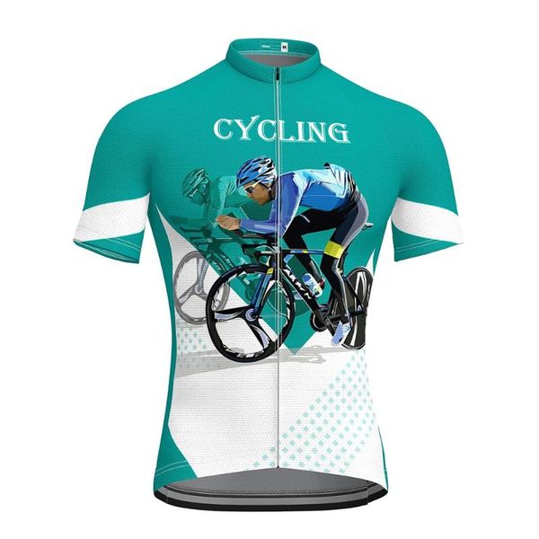 

racing sets -selling men's and women's cycling clothes summer short-sleeved breathable quick-drying outdoor sports, Black;blue