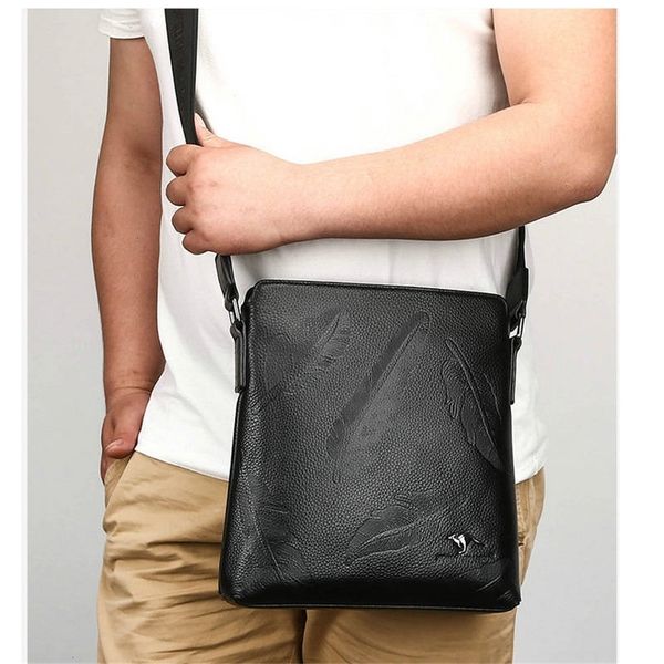 

100% leather handbag for men