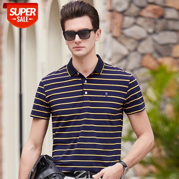 

2020 brand polo shirt men summer short sleeve plus size homme clothing fashion designer luxury regular striped #xm0f, White;black