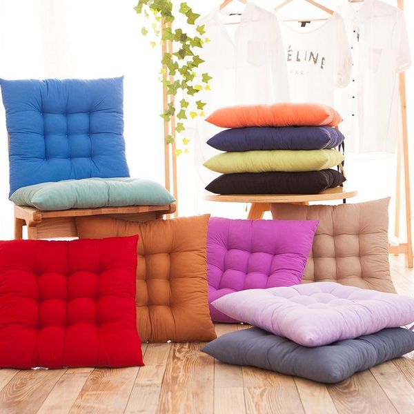 

cushion/decorative pillow square stool cushions pearl cotton office computer chair protective mat cartoon seat pad buttocks cushion backrest