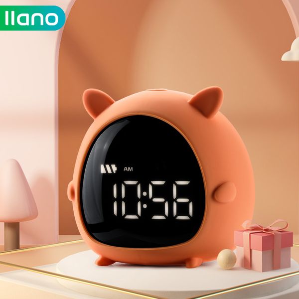 

Aarm Cock Kids Chid Chidren Seep Bedside Aarm Cock Digita Wake Up Temperature Snooze Timer Cock for Bedroom/Tabe/Desk