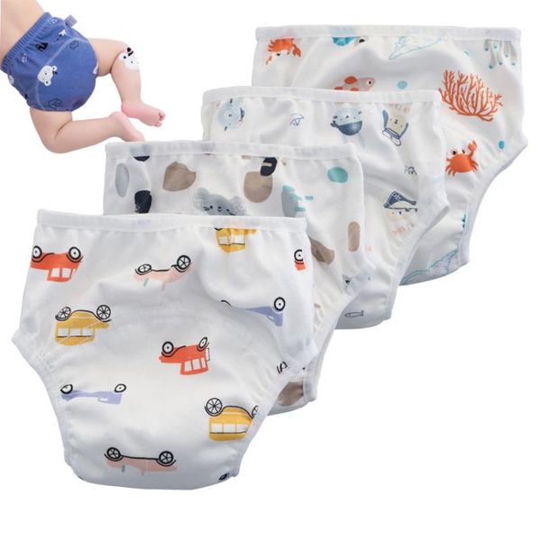 

cloth diapers baby children cotton training pants reusable diaper nappies washable infants kids underwear nappy changing