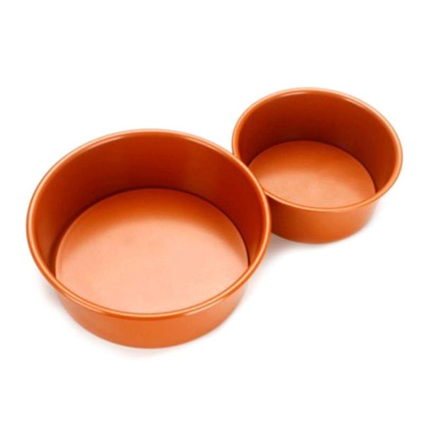 

baking & pastry tools 2pcs carbon steel round sandwich cake tin pan mold mould kitchen bakeware diy tool