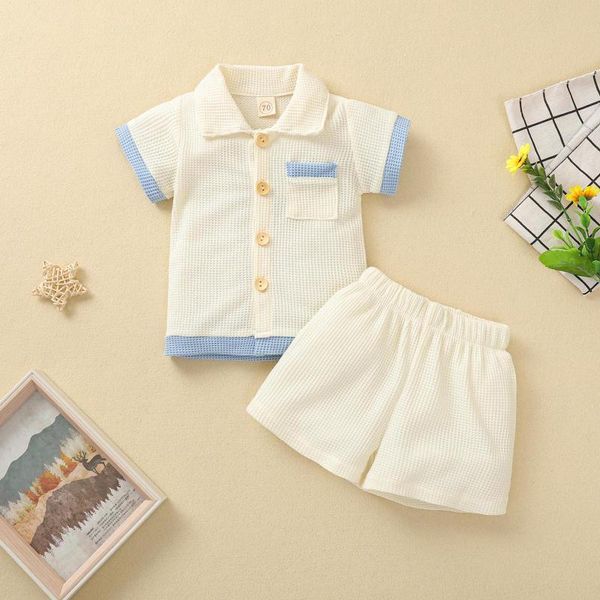 

clothing sets boys outfits 6m-2y girls clothes children's suits solid pants suit 2pcs kids for, White