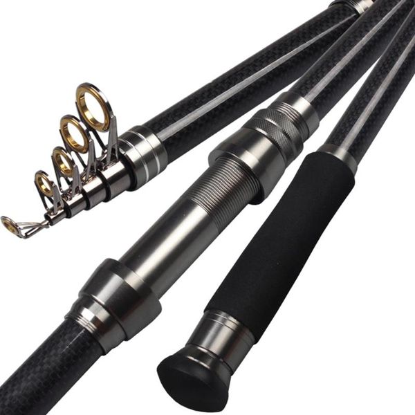 

carbon fishing rod 2.1m 2.4m 2.7m 3m 3.6m travel trout spinning rod sea pole fishing tackle
